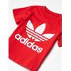 imageadidas Originals Mens Adicolor Classics Trefoil TShirtLush RedWhite