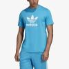 imageadidas Originals Mens Adicolor Classics Trefoil TShirtShock Cyan