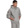 imageadidas Originals Mens Adicolor Essentials Trefoil HoodieMedium Grey Heather