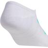 imageadidas Originals Mens Classic Trefoil Superlite Super No Show Socks 6PairGreyHires GreenOrange Rush