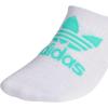 imageadidas Originals Mens Classic Trefoil Superlite Super No Show Socks 6PairGreyHires GreenOrange Rush