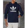 imageadidas Originals Mens Graphics Trefoil Series HoodieNight Indigo