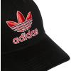 imageadidas Originals Mens Icon 20 Structured Precurve Snapback CapBlackVivid RedWhite