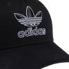 imageadidas Originals Mens Icon 20 Structured Precurve Snapback CapBlackWhite
