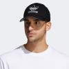 imageadidas Originals Mens Icon 20 Structured Precurve Snapback CapBlackWhite