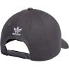 imageadidas Originals Mens Icon 20 Structured Precurve Snapback CapGrey SixWhiteBlack
