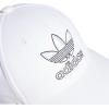 imageadidas Originals Mens Icon 20 Structured Precurve Snapback CapWhiteBlack