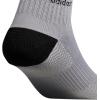 imageadidas Originals Mens Mixed Graphics Cushioned Crew Socks 3PairLight Onix GreyBlackWhite