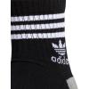 imageadidas Originals Mens Roller High Quarter Socks 3PairBlackWhiteHeather Grey