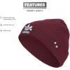imageadidas Originals Mens Trefoil BeanieOlder ModelBetter ScarletShadow BrownNight Indigo