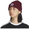 imageadidas Originals Mens Trefoil BeanieOlder ModelBetter ScarletShadow BrownNight Indigo