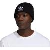 imageadidas Originals Mens Trefoil BeanieOlder ModelBlackWhite 3