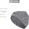 imageadidas Originals Mens Trefoil BeanieOlder ModelBlackwhiteWhite