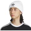 imageadidas Originals Mens Trefoil BeanieOlder ModelWhiteBlack 23
