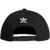 imageadidas Originals Mens Trefoil Chain Flatbrim Snapback Cap One SizeBlackWhite