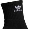 imageadidas Originals Originals Trefoil Quarter Sock 6PackBlack
