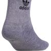 imageadidas Originals Originals Trefoil Quarter Sock 6PackHeather GreyBlackWhite
