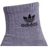 imageadidas Originals Originals Trefoil Quarter Sock 6PackHeather GreyBlackWhite