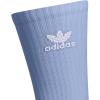 imageadidas Originals Trefoil 6Pair Crew SockBlue DawnSilver Dawn GreySilver Green