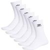 imageadidas Originals Trefoil 6Pair Crew SockWhite