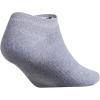 imageadidas Originals Trefoil No Show Socks 6PairGreyOnix GreyBlack