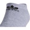 imageadidas Originals Trefoil No Show Socks 6PairGreyOnix GreyBlack