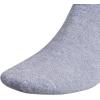 imageadidas Originals Trefoil No Show Socks 6PairGreyOnix GreyBlack