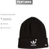 imageadidas Originals Unisex Kids Trefoil BeanieBlackWhite 2
