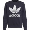 imageadidas Originals UnisexChild Trefoil Crew SweatshirtShadow NavyWhite