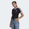 imageadidas Originals Womens 3Stripes TeeBlack