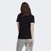 imageadidas Originals Womens 3Stripes TeeBlackBlackWhite