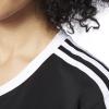 imageadidas Originals Womens 3Stripes TeeBlackWhite