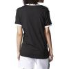 imageadidas Originals Womens 3Stripes TeeBlackWhite