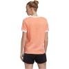 imageadidas Originals Womens 3Stripes TeeChalk CoralWhite