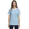 imageadidas Originals Womens 3Stripes TeeClearBlue