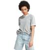 imageadidas Originals Womens 3Stripes TeeMedium Grey Heather