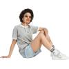 imageadidas Originals Womens 3Stripes TeeMedium Grey Heather