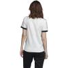 imageadidas Originals Womens 3Stripes TeeWhiteBlackWhite