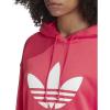 imageadidas Originals Womens Adidas Adicolor Trefoil HoodiePower PinkWhite