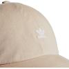 imageadidas Originals Womens Mini Logo Relaxed Adjustable CapAsh Pearl Beige
