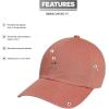 imageadidas Originals Womens Mini Logo Relaxed Adjustable CapMagic Earth RedMagic Earth Red