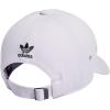 imageadidas Originals Womens Mini Logo Relaxed Adjustable CapSilver Dawn GreyBlack