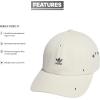 imageadidas Originals Womens Mini Logo Relaxed Adjustable CapWonder WhiteShadow Navy