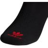 imageadidas Originals Womens Mixed Graphics Cushioned Crew Socks 3PairBlackBetter ScarletWhite
