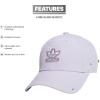 imageadidas Originals Womens Originals Sleek StrapbackSilver Dawn GreyShadow Violet