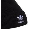 imageadidas Originals Womens Trefoil BeanieBlackWhite 2