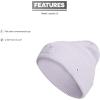imageadidas Originals Womens Trefoil BeaniePurple TintWhite