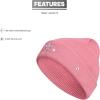 imageadidas Originals Womens Trefoil BeanieRose Tone PinkWhite
