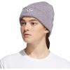 imageadidas Originals Womens Trefoil BeanieShadow VioletSilver Dawn GreyStone Grey