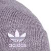 imageadidas Originals Womens Trefoil BeanieShadow VioletSilver Dawn GreyStone Grey